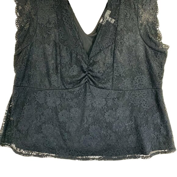 Plus size   Sleeveless   top  black plus size 5X Addition Elle - Picture 11 of 15